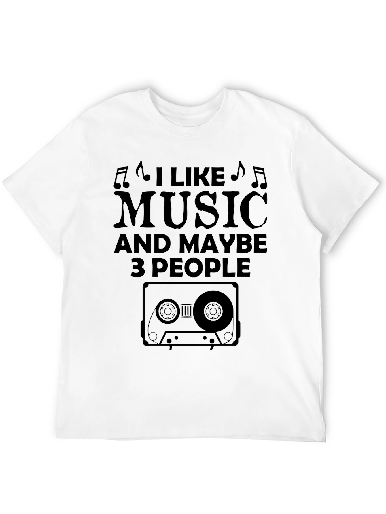 Music Lover T-Shirt - Cassette Tape Graphic Tee