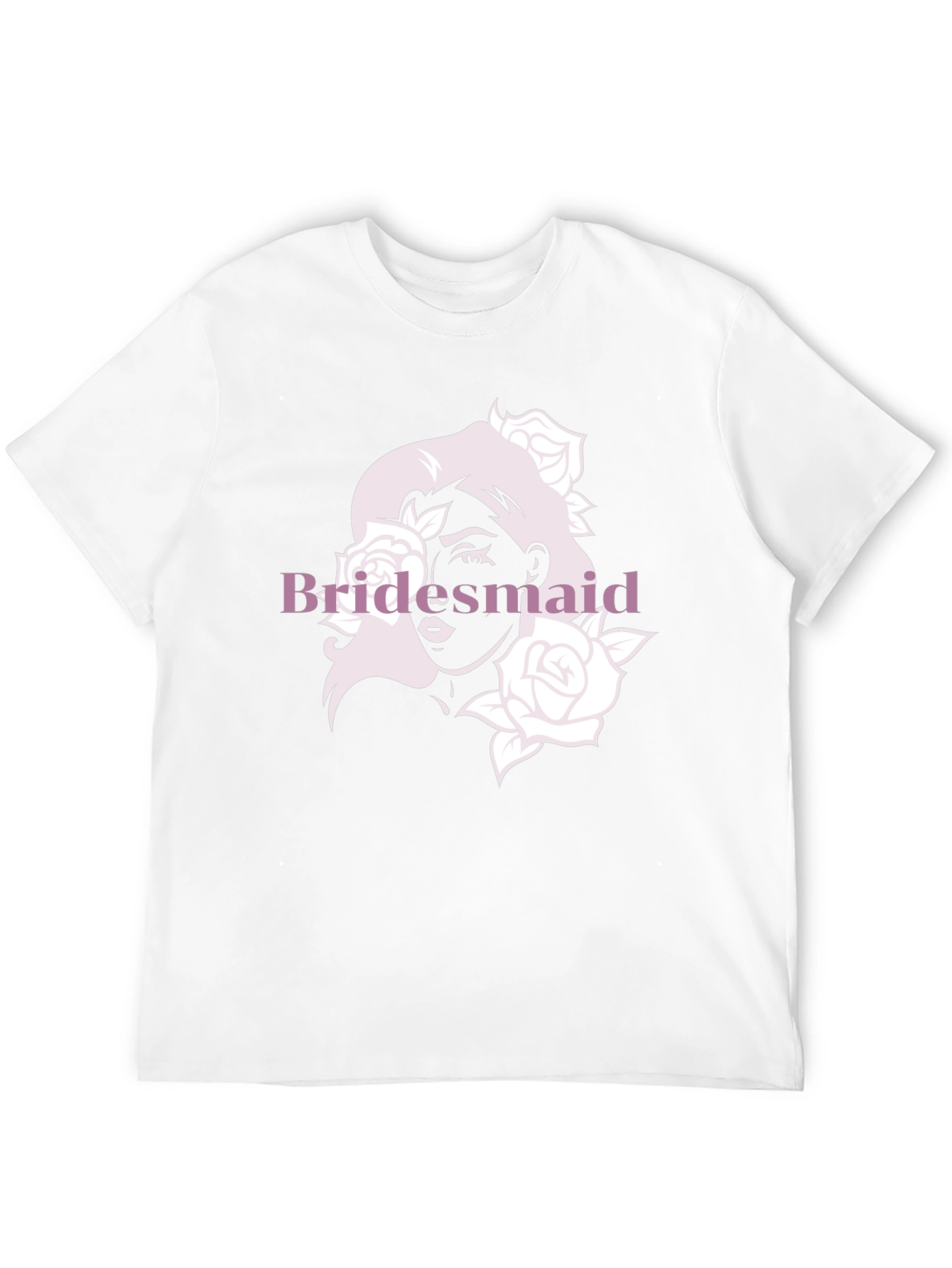 Bridesmaid Floral Graphic T-Shirt