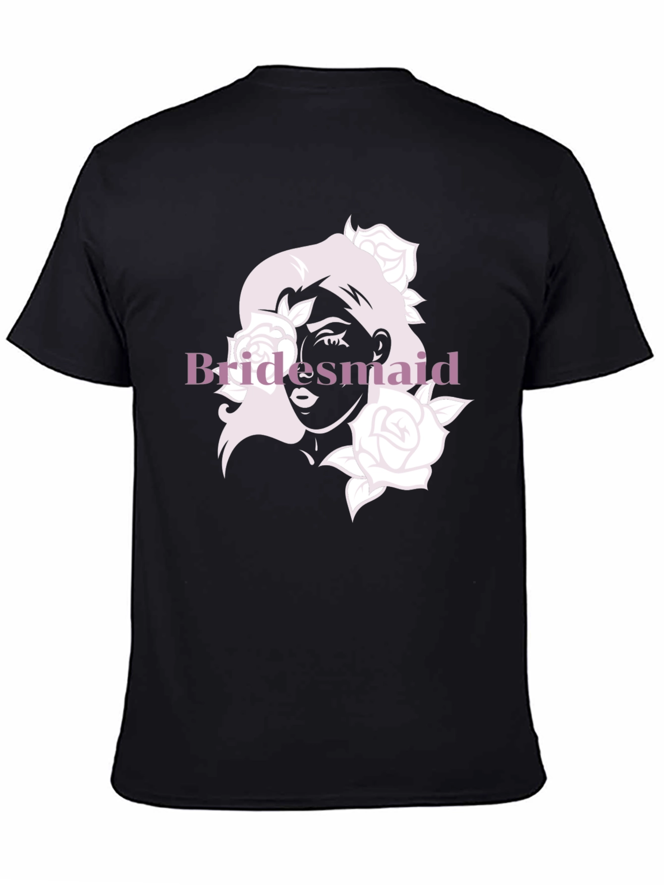 Bridesmaid Floral Graphic T-Shirt