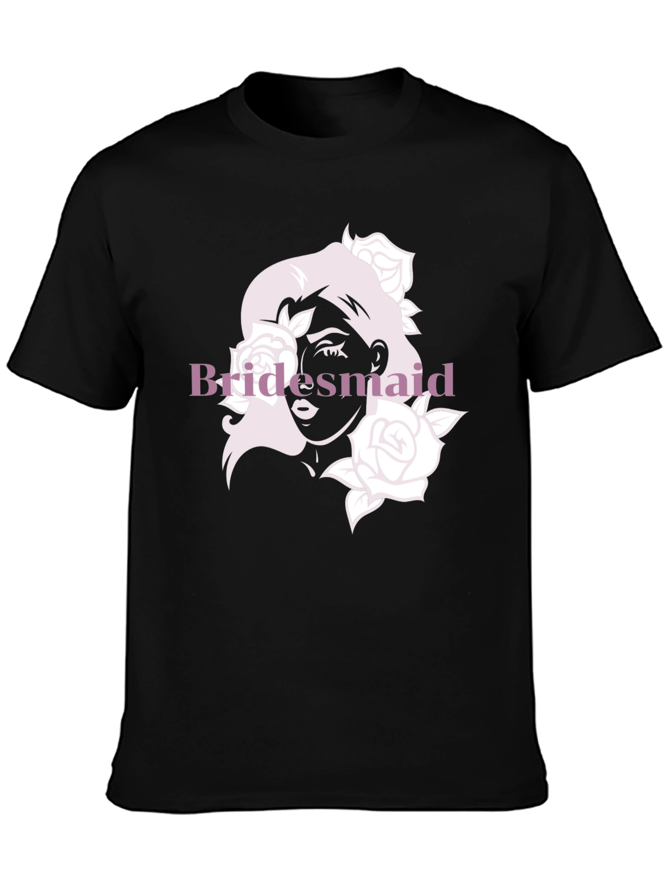 Bridesmaid Floral Graphic T-Shirt