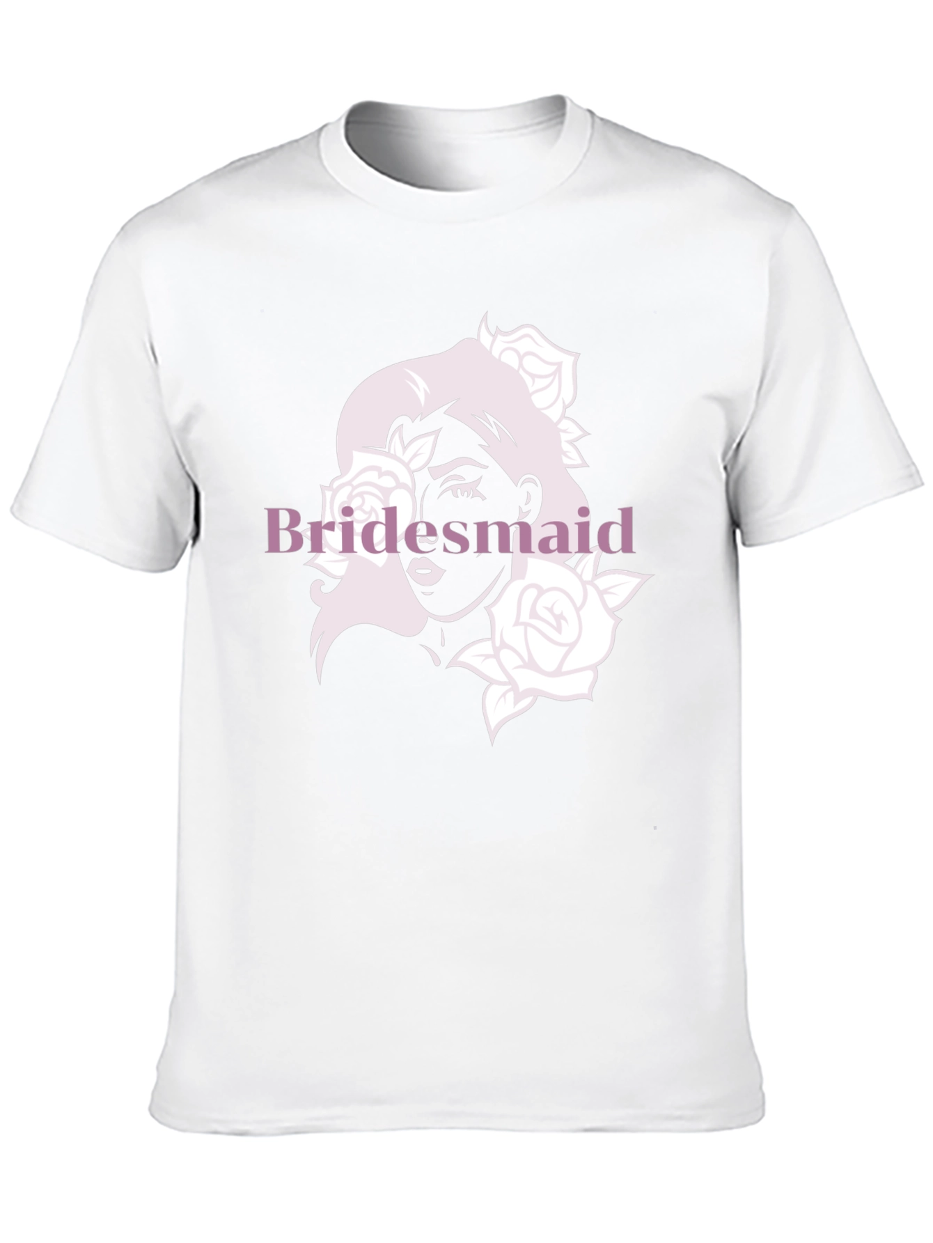 Bridesmaid Floral Graphic T-Shirt