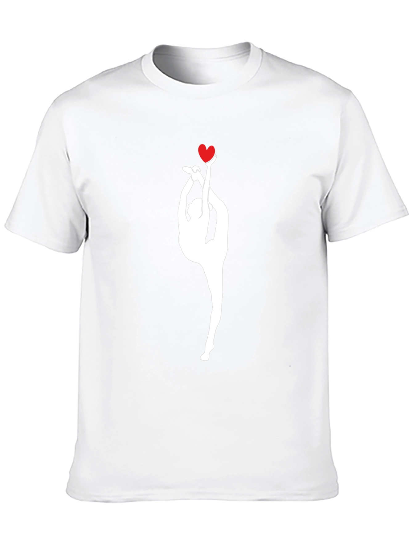 Gymnast Heart Black T-Shirt