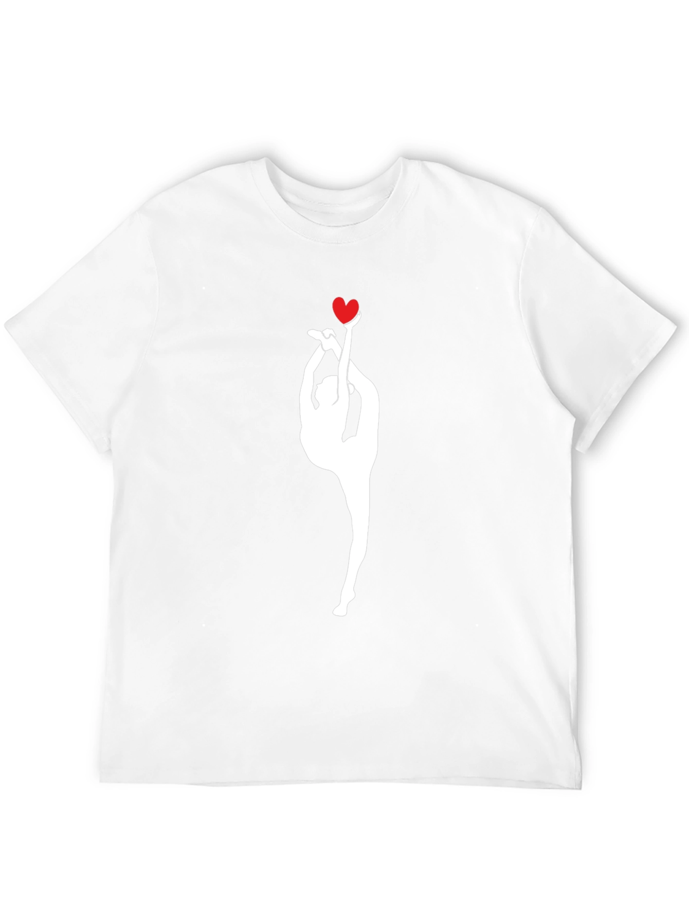 Gymnast Heart Black T-Shirt