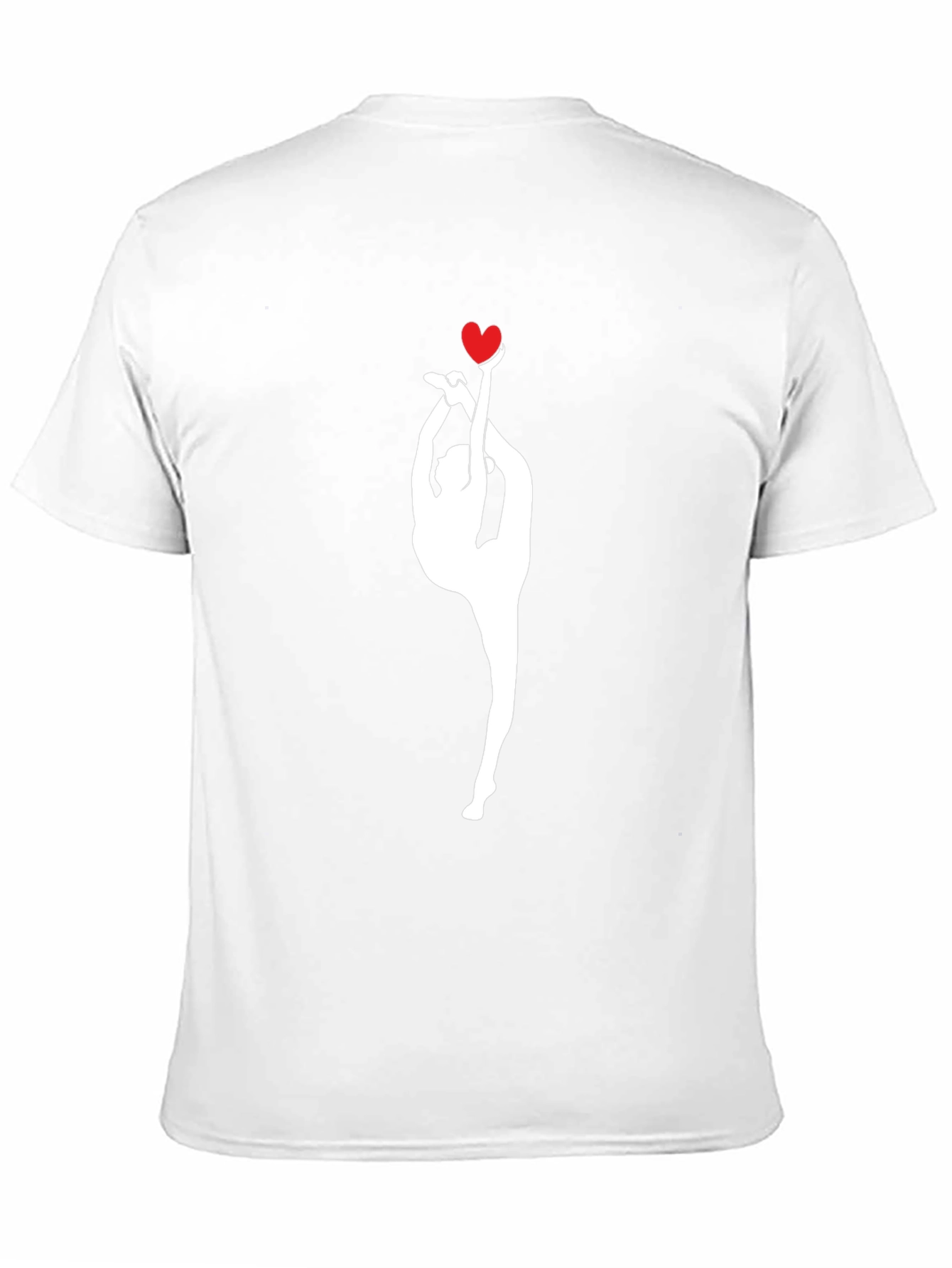 Gymnast Heart Black T-Shirt