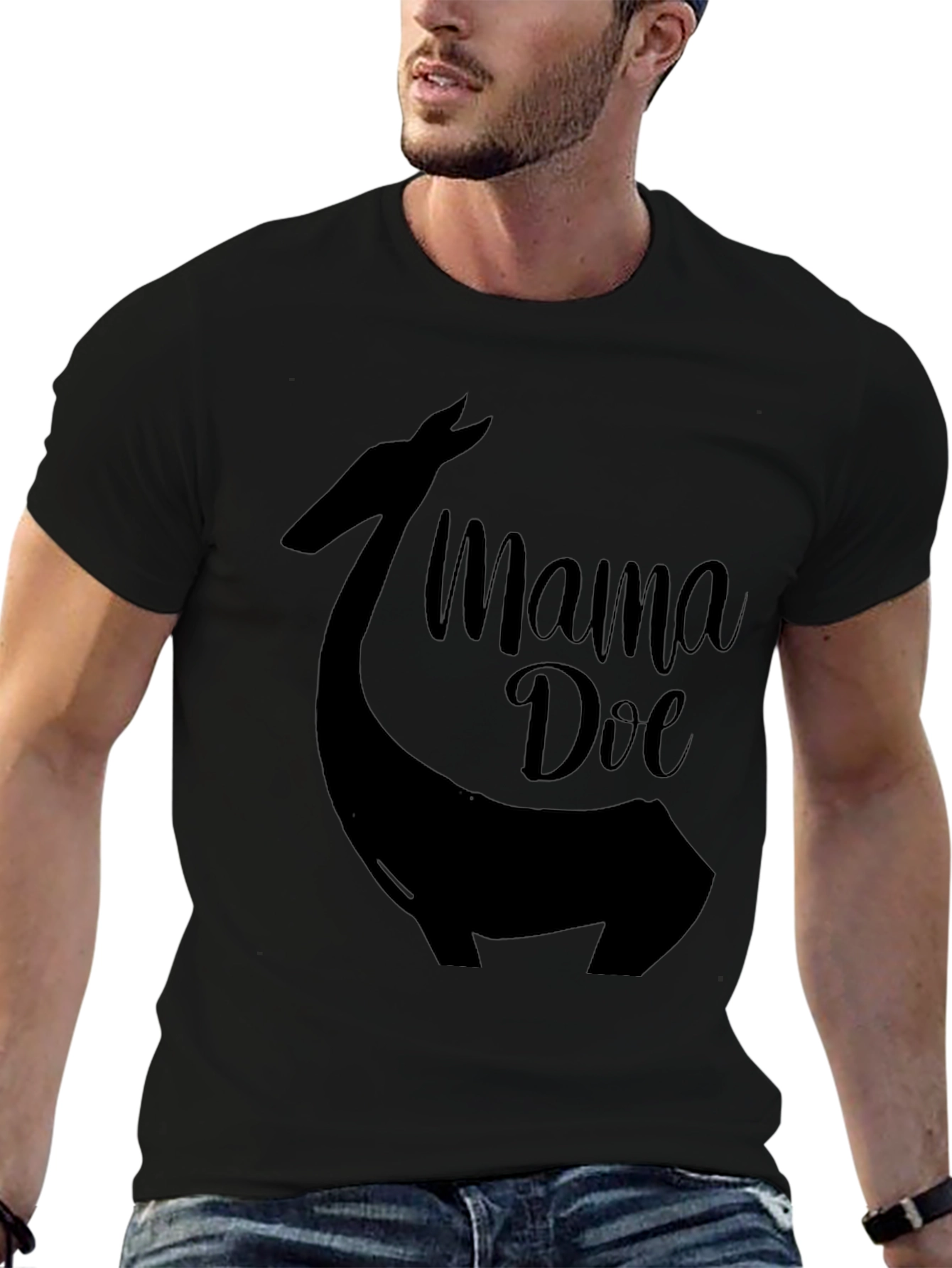 Mama Doe T-Shirt - Deer Silhouette Graphic Tee