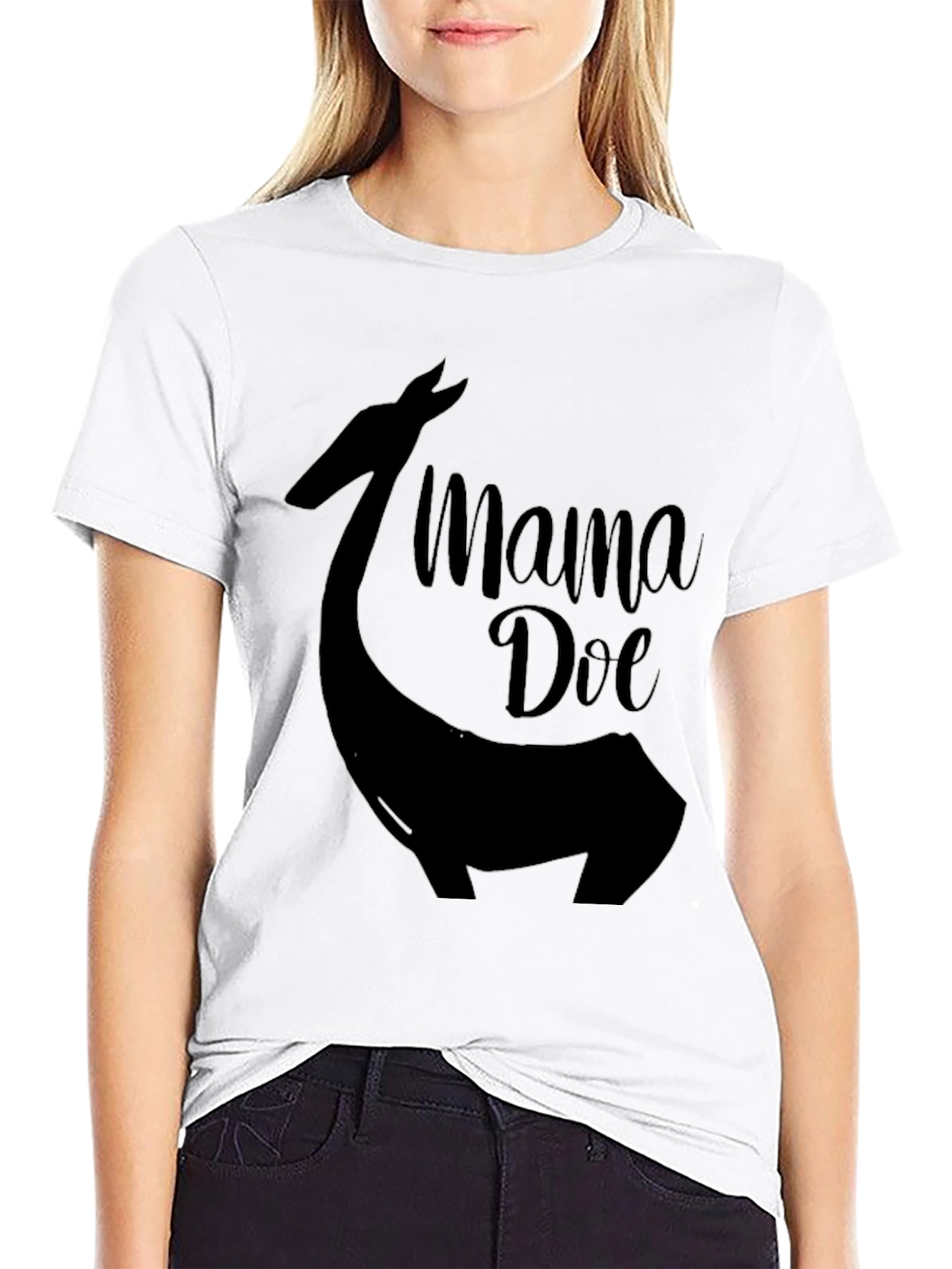 Mama Doe T-Shirt - Deer Silhouette Graphic Tee