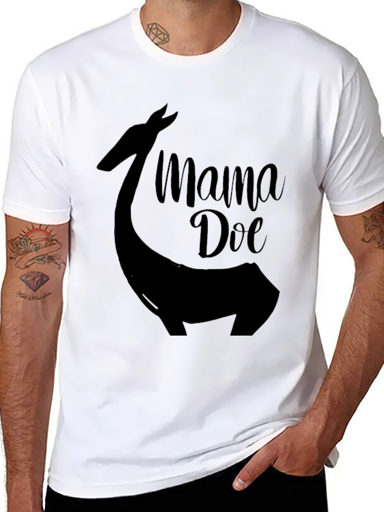 Mama Doe T-Shirt - Deer Silhouette Graphic Tee