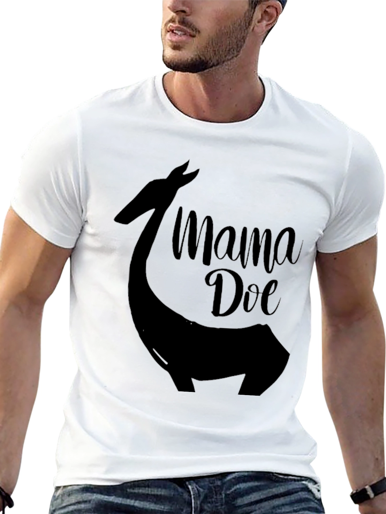 Mama Doe T-Shirt - Deer Silhouette Graphic Tee