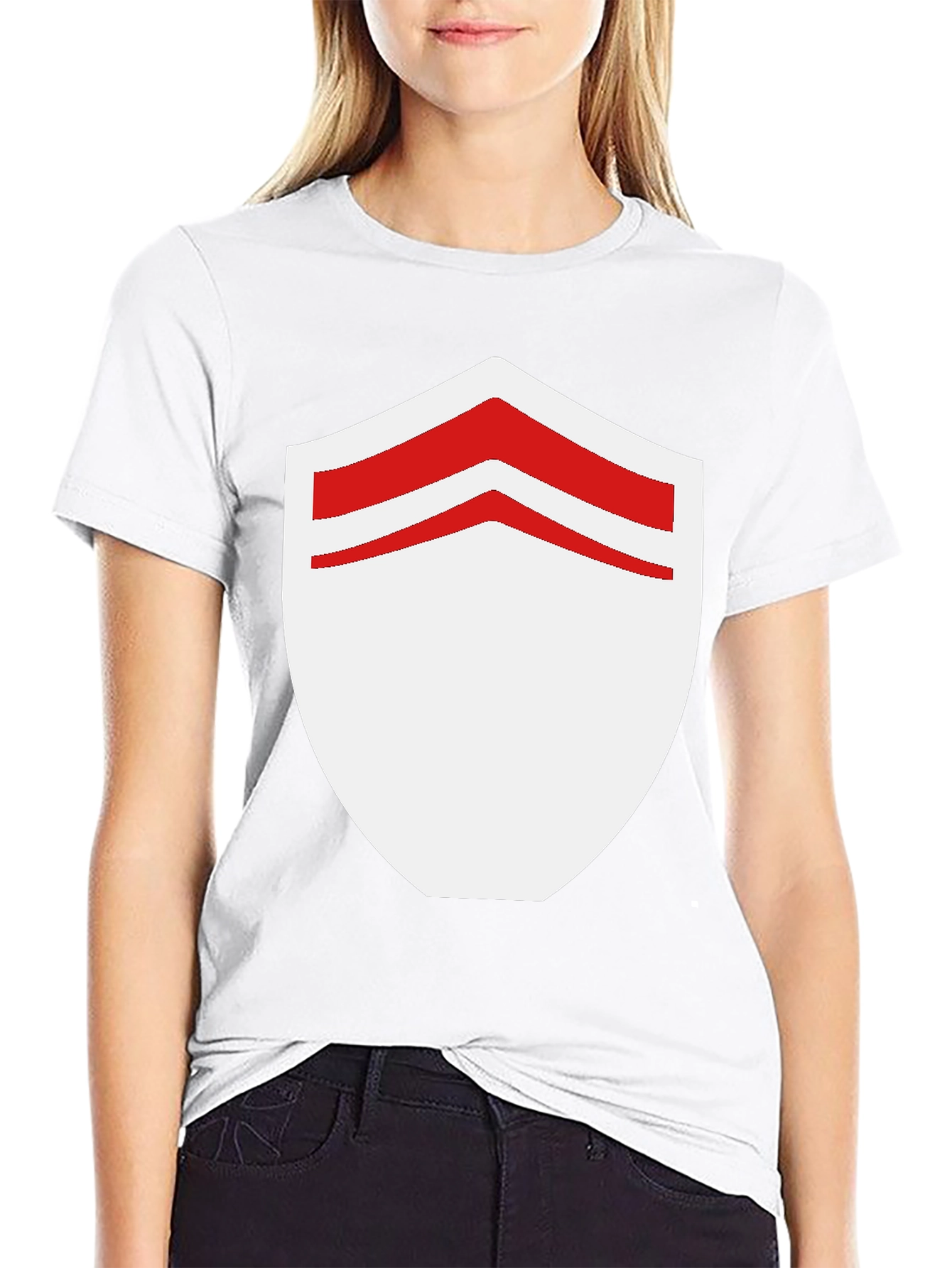 Shield Graphic Tee - Stylish Black Cotton Blend
