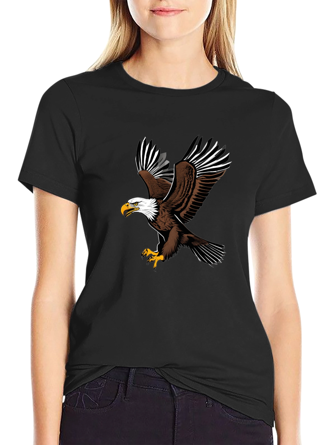 Eagle Graphic Black T-Shirt