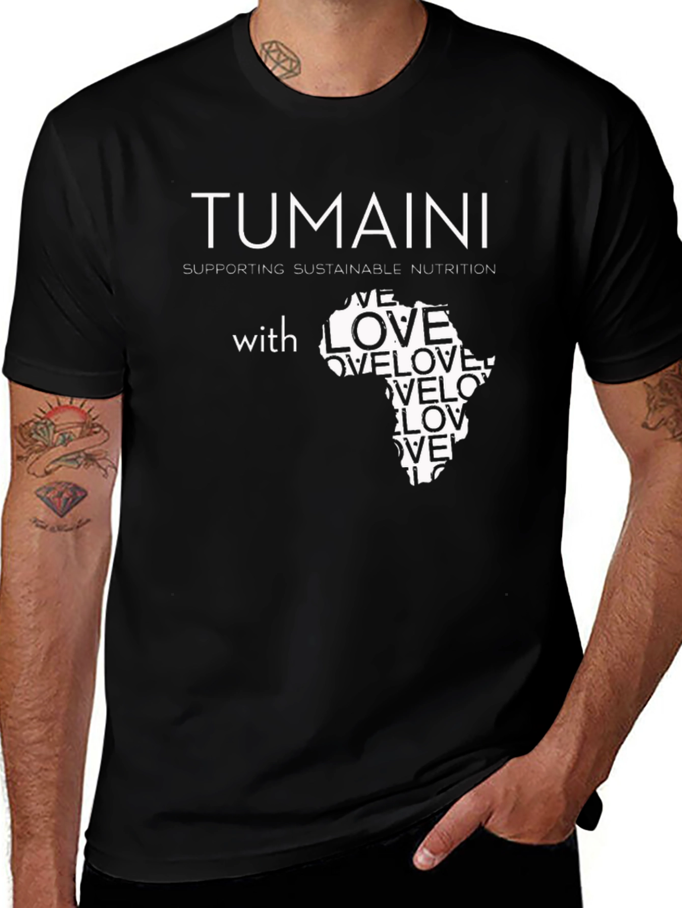 Tumaini Love Africa Graphic T-Shirt