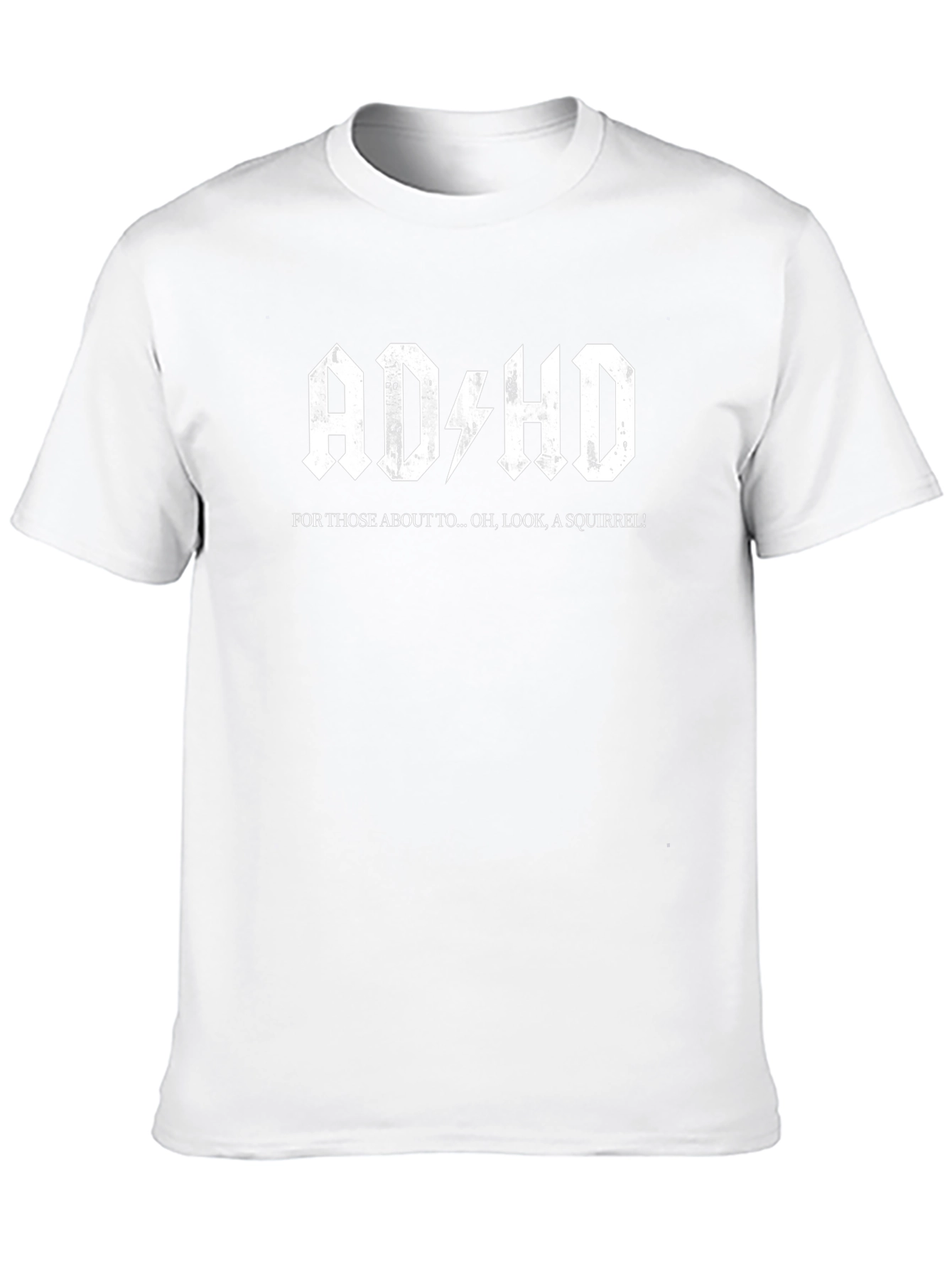 AD/HD Squirrel Funny Graphic T-Shirt