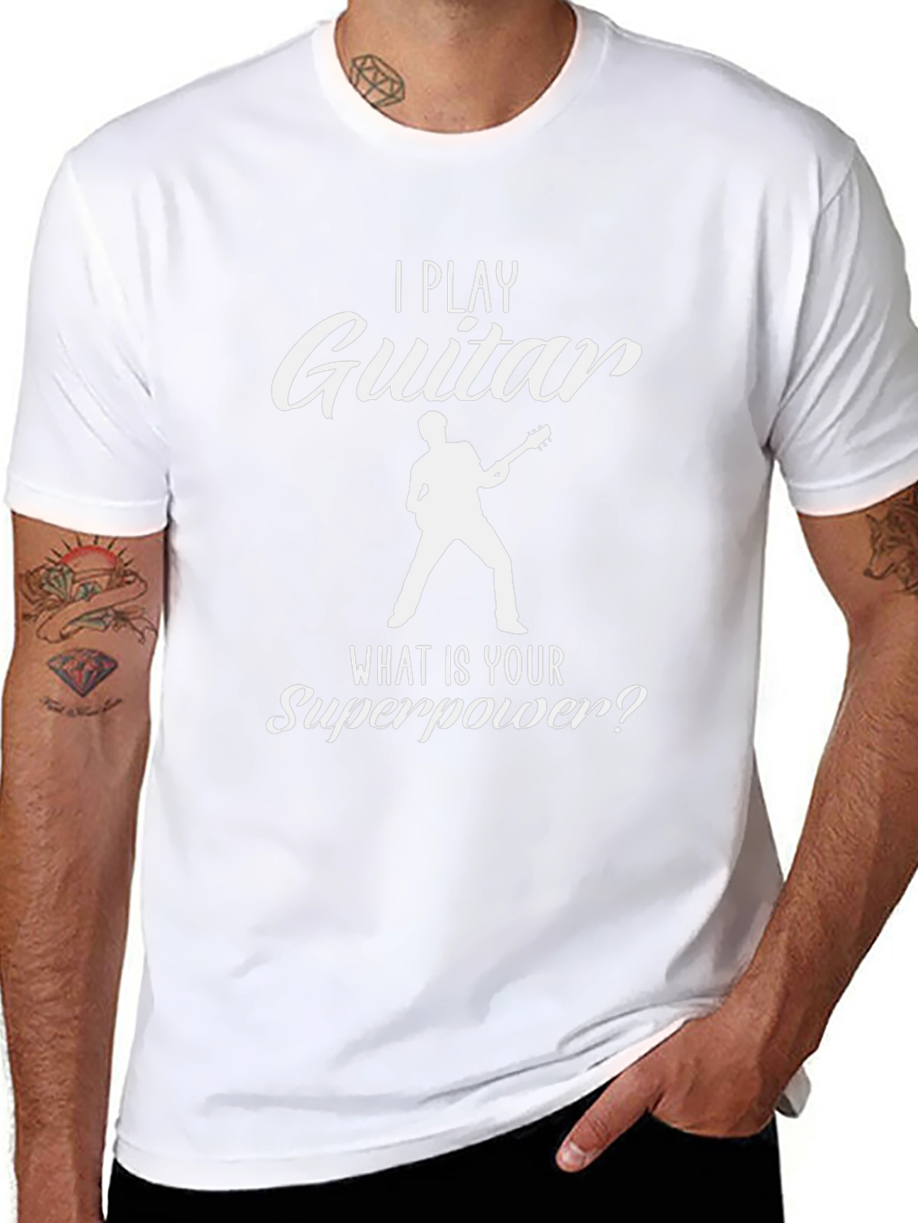 I Play Guitar Superpower T-Shirt