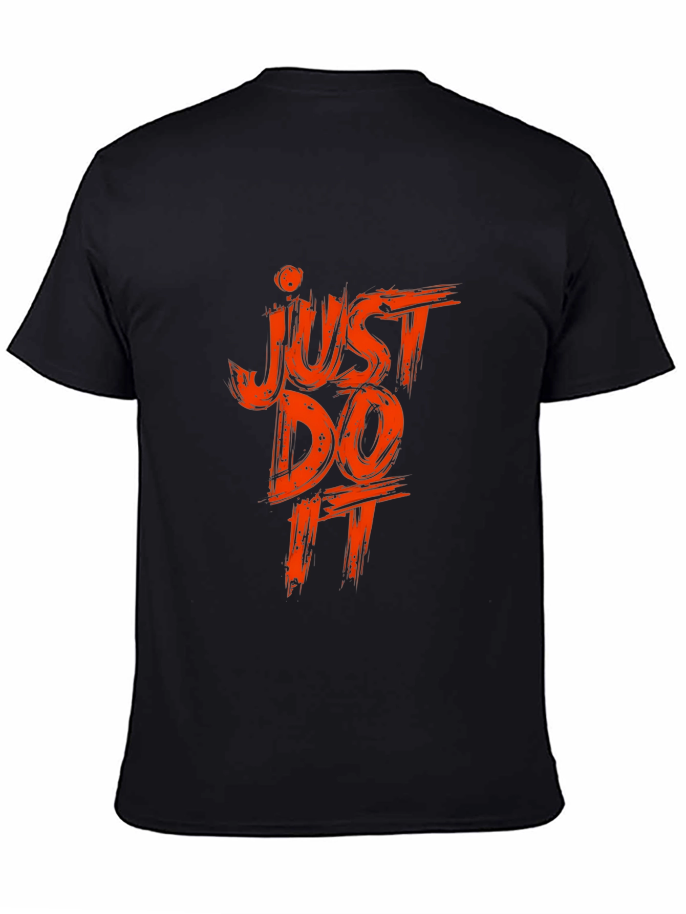 Just Do It Black Graphic Tee