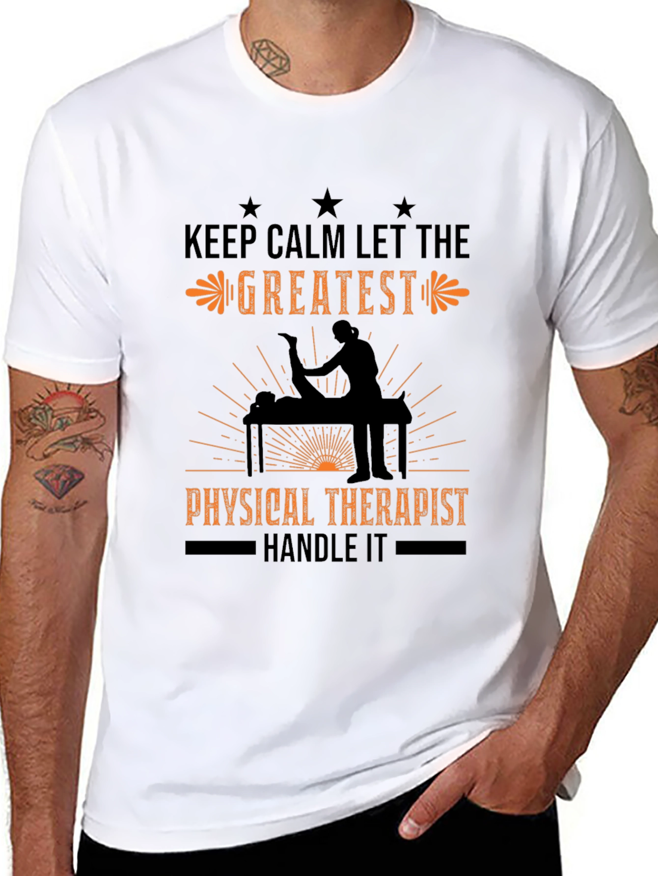 Physical Therapist T-Shirt: Keep Calm