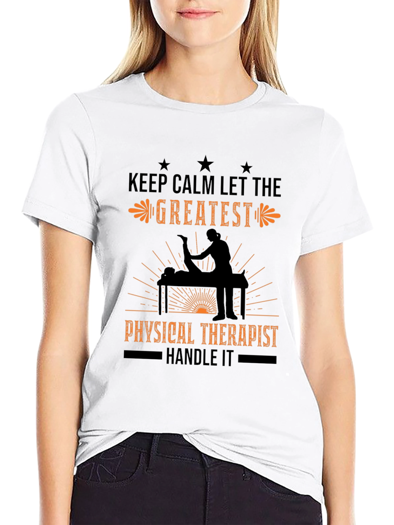 Physical Therapist T-Shirt: Keep Calm