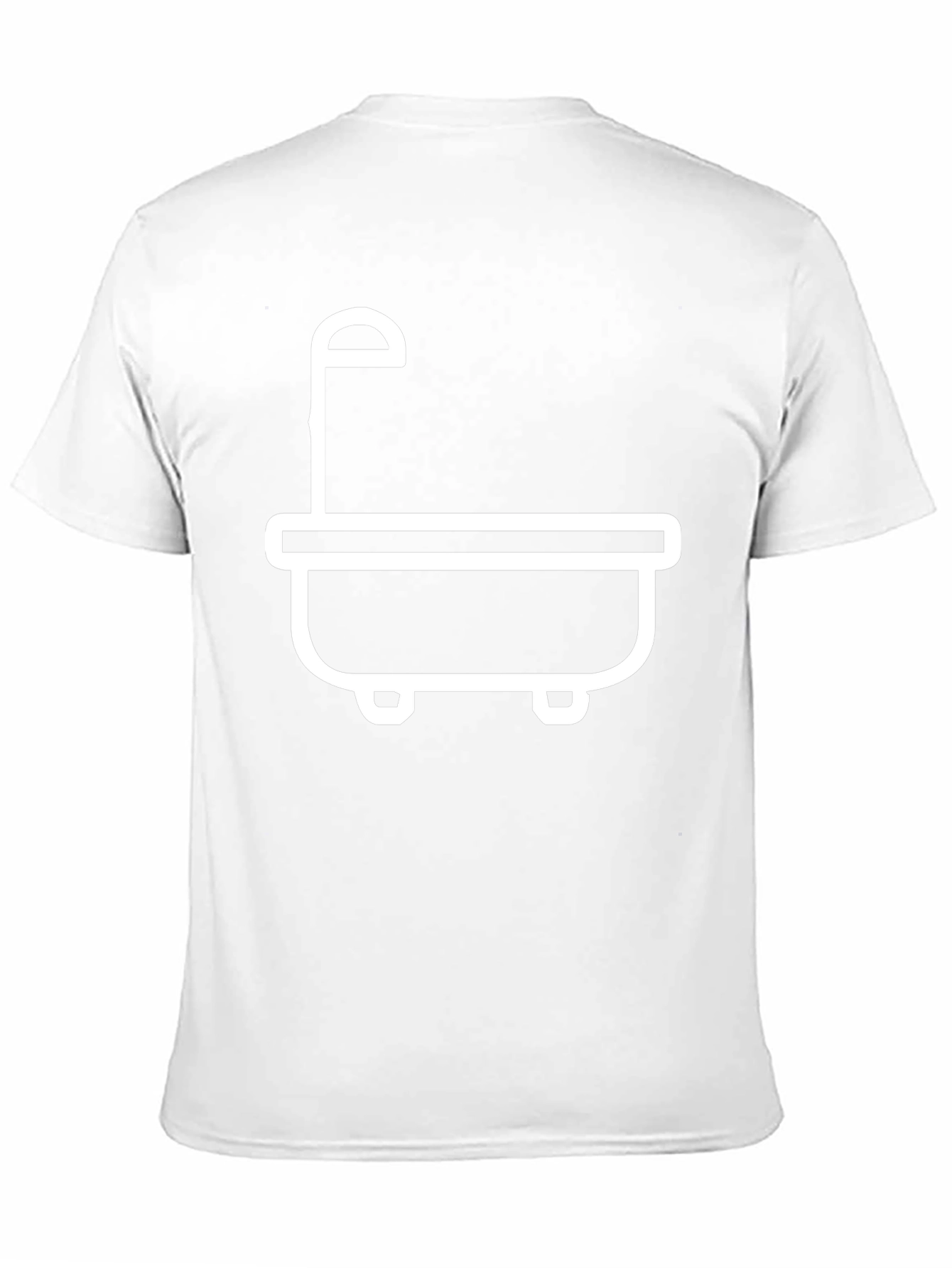 Bathtub Graphic Tee - Stylish Black Cotton T-Shirt