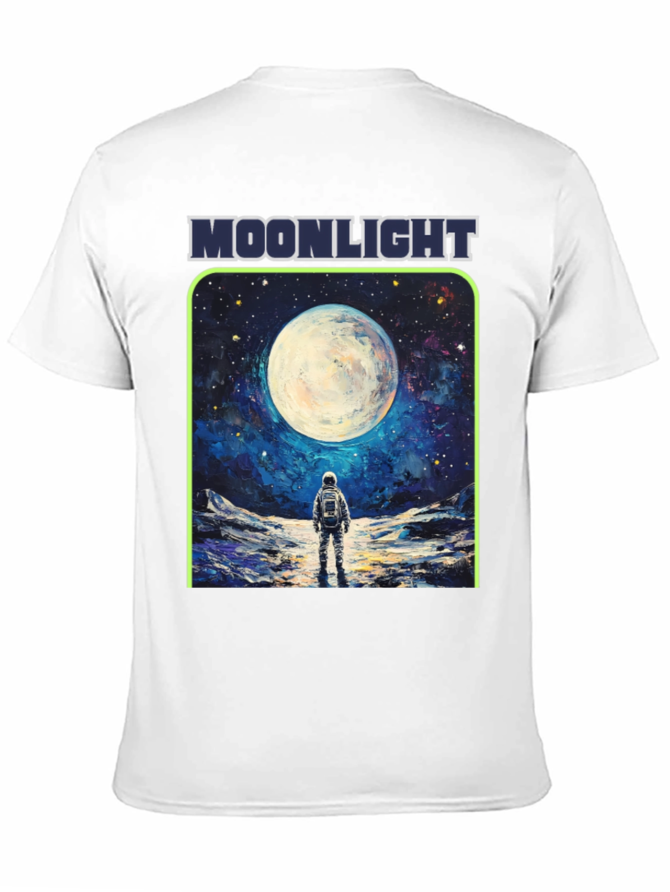 Moonlight Astronaut Graphic T-Shirt