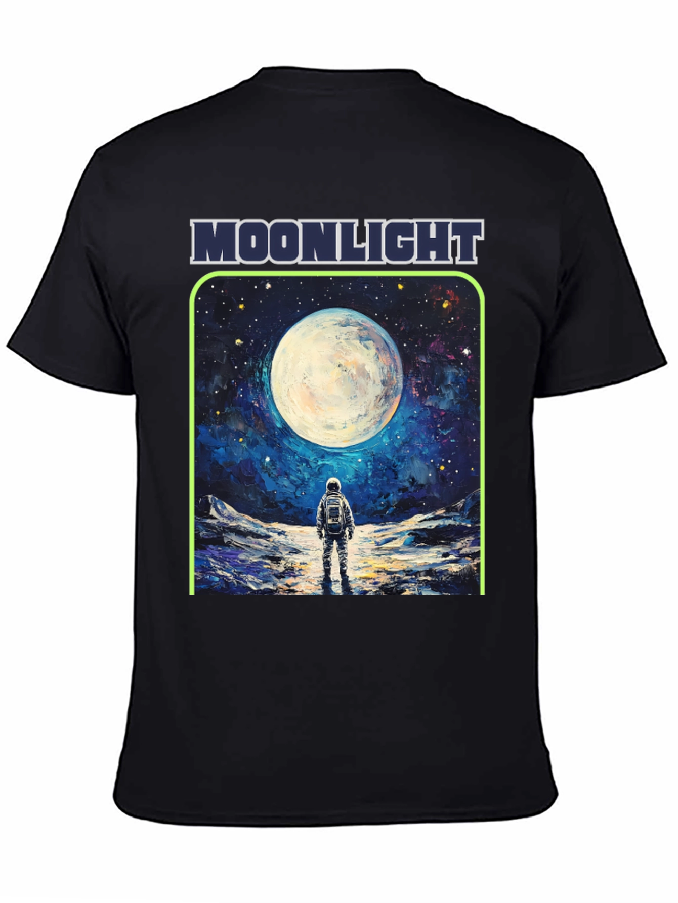 Moonlight Astronaut Graphic T-Shirt