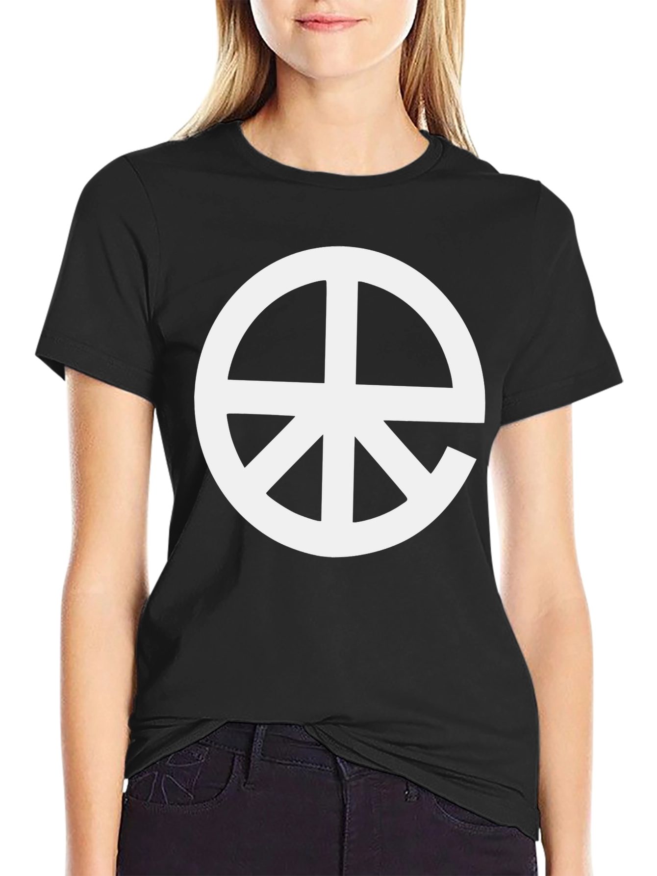 Symbol Graphic Tee - Black Cotton Blend