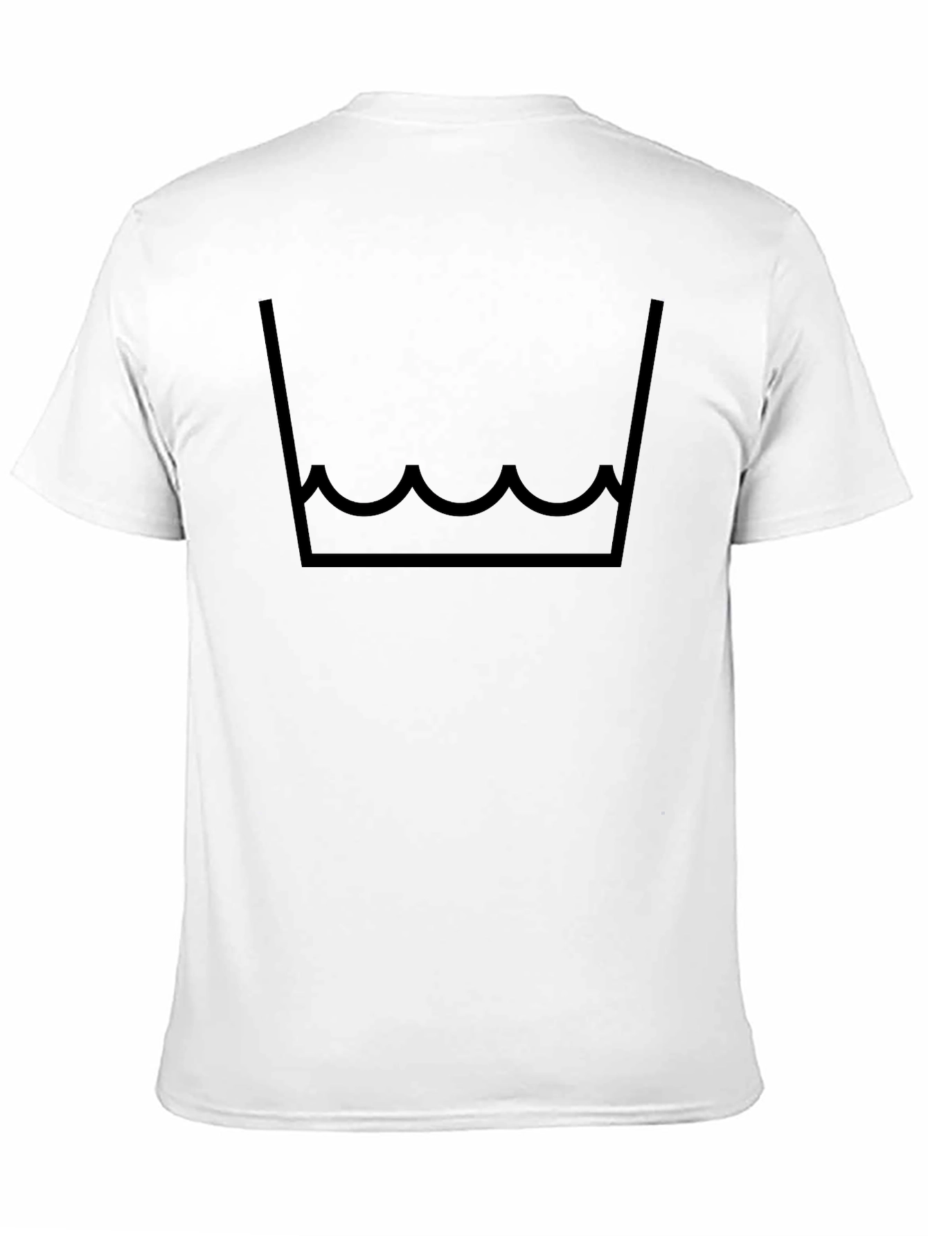 Graphic Tee - Washable Symbol Black T-Shirt