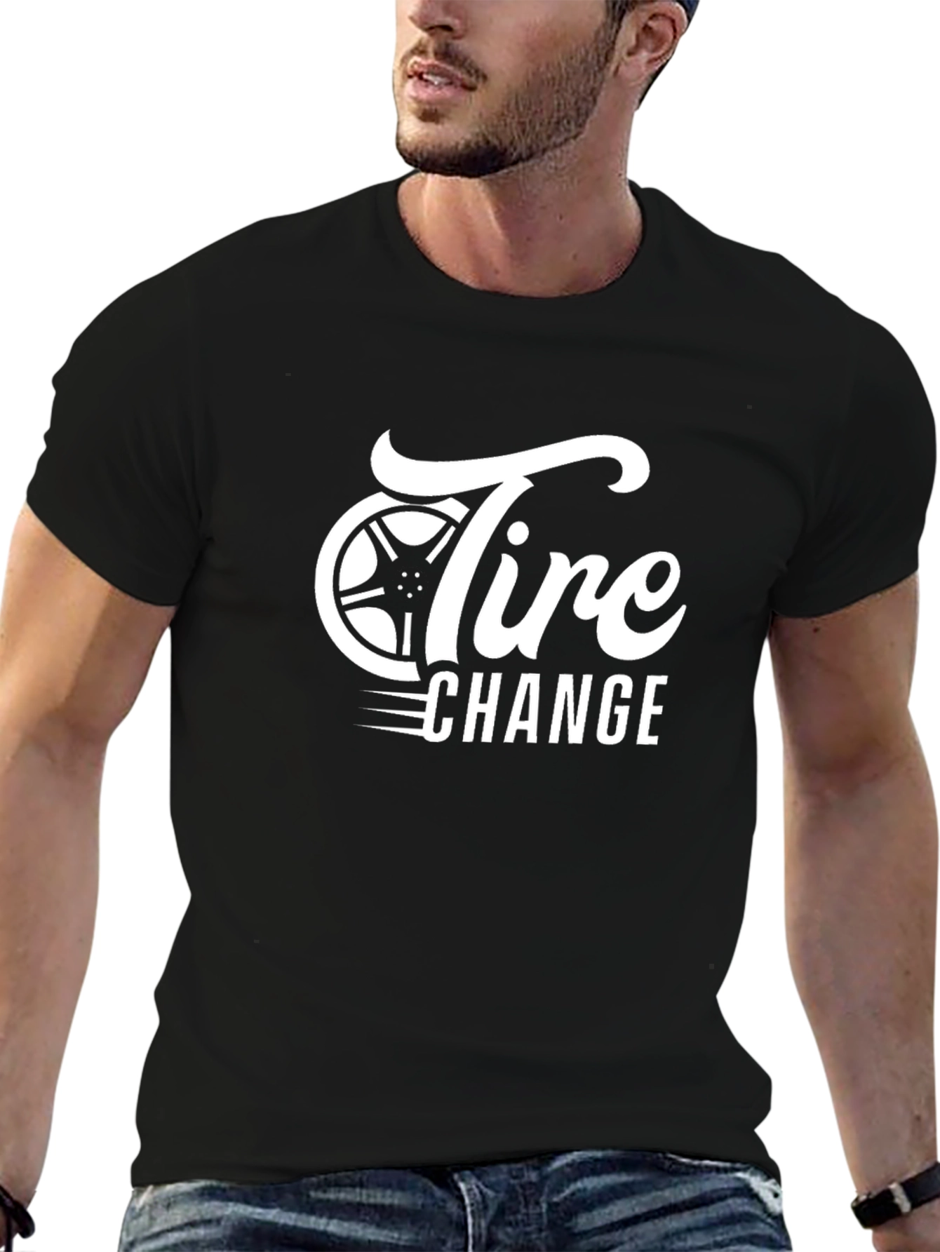 Tire Change T-Shirt Automotive Repair