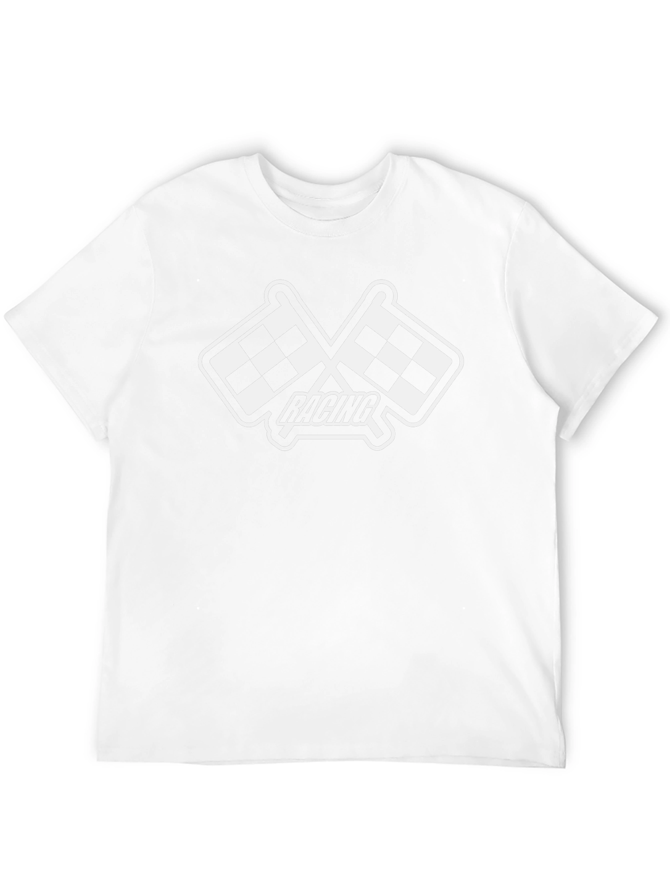 Racing Flags Graphic T-Shirt - Black