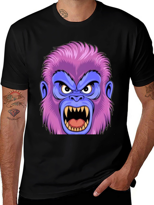 Angry Gorilla Graphic Tee - Black