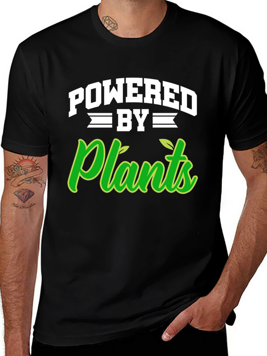 Powered by Plants Black T-Shirt