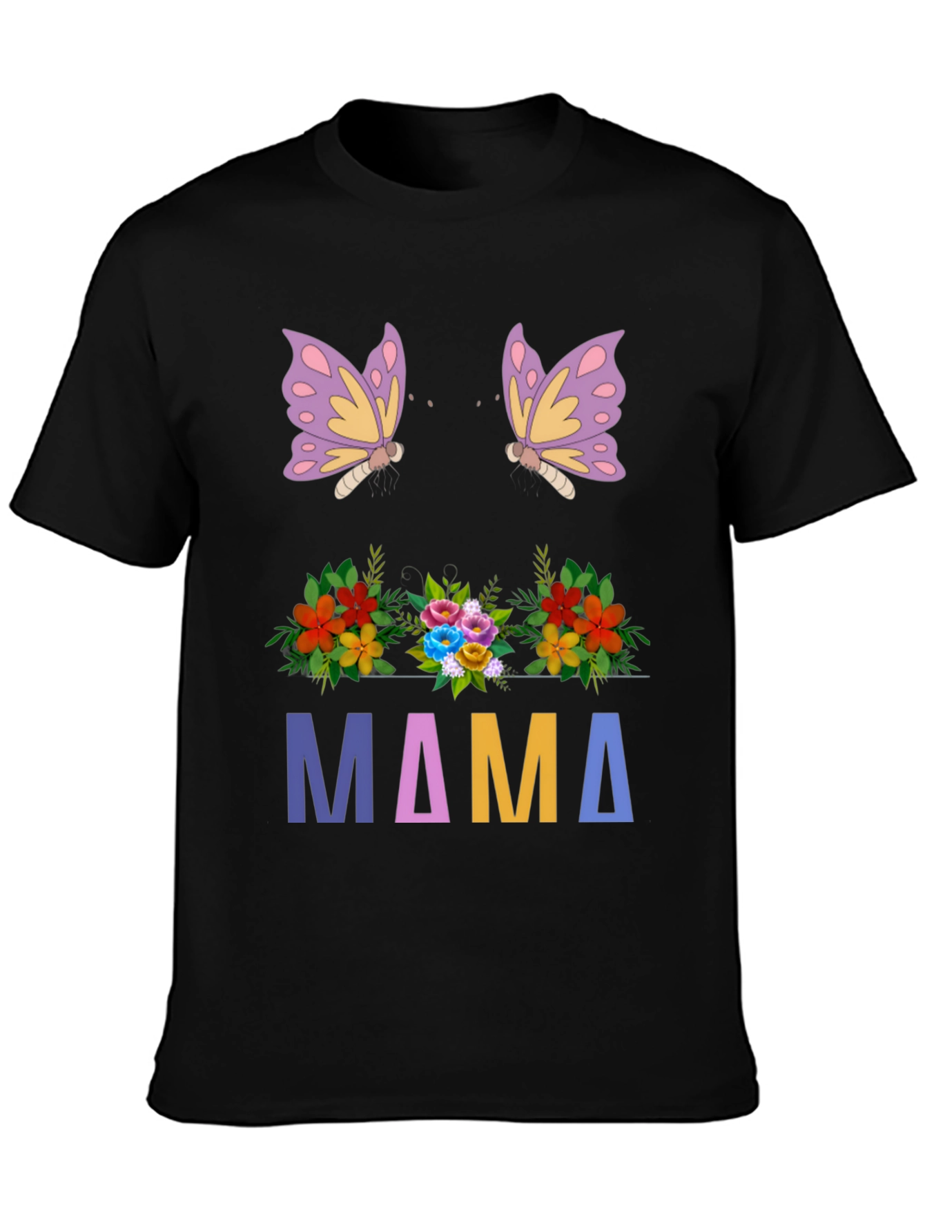 Floral Mama Butterfly T-Shirt