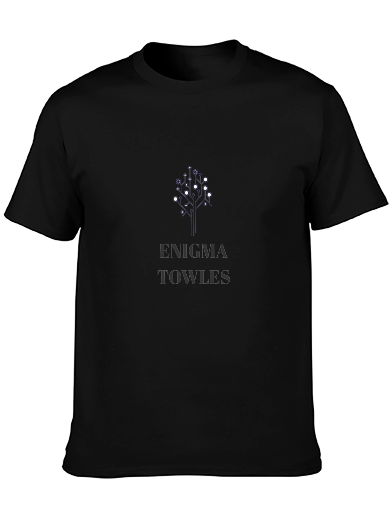 Enigma Towles Graphic Print Black T-Shirt