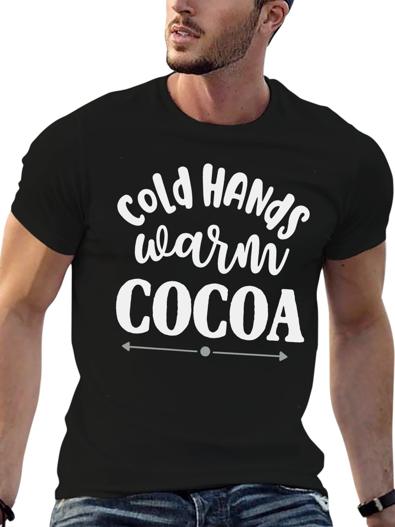 Cold Hands Warm Cocoa Graphic T-Shirt