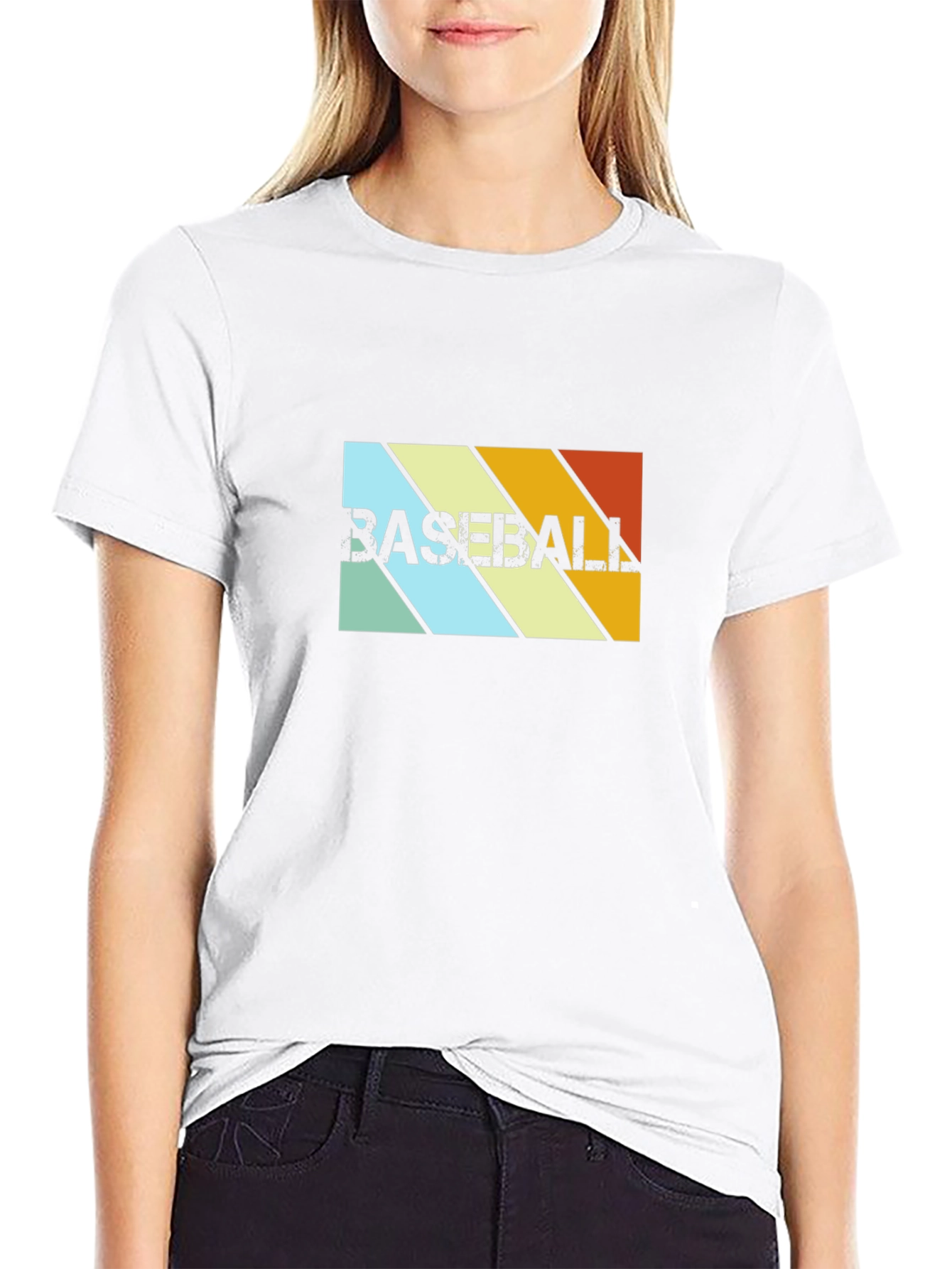Retro Baseball Graphic Tee - Stylish Sportswear