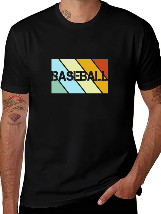 Retro Baseball Graphic Tee - Stylish Sportswear