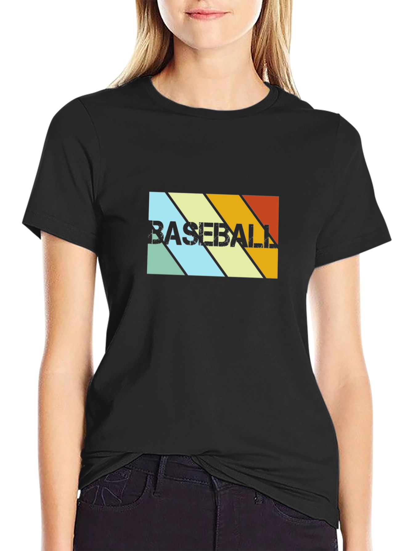 Retro Baseball Graphic Tee - Stylish Sportswear