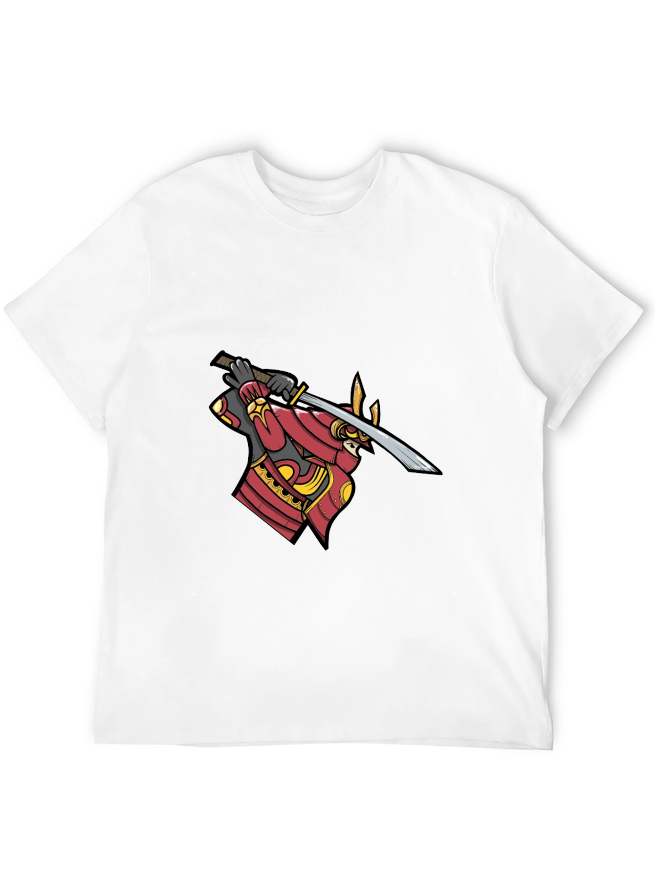 Samurai Warrior Graphic Black T-Shirt
