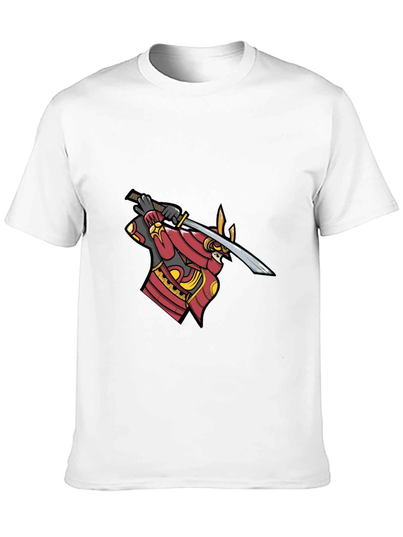 Samurai Warrior Graphic Black T-Shirt