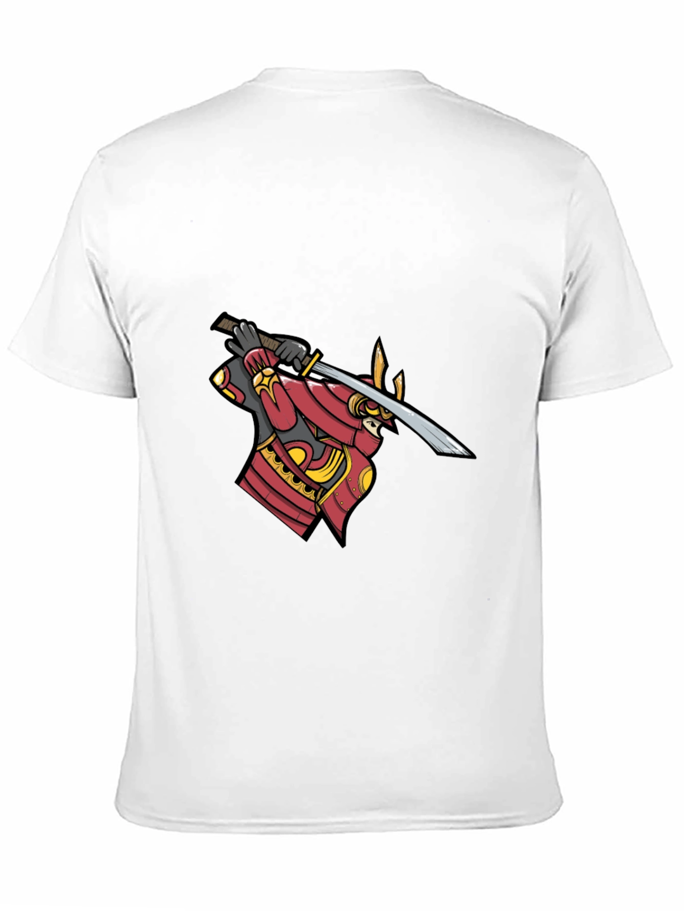 Samurai Warrior Graphic Black T-Shirt