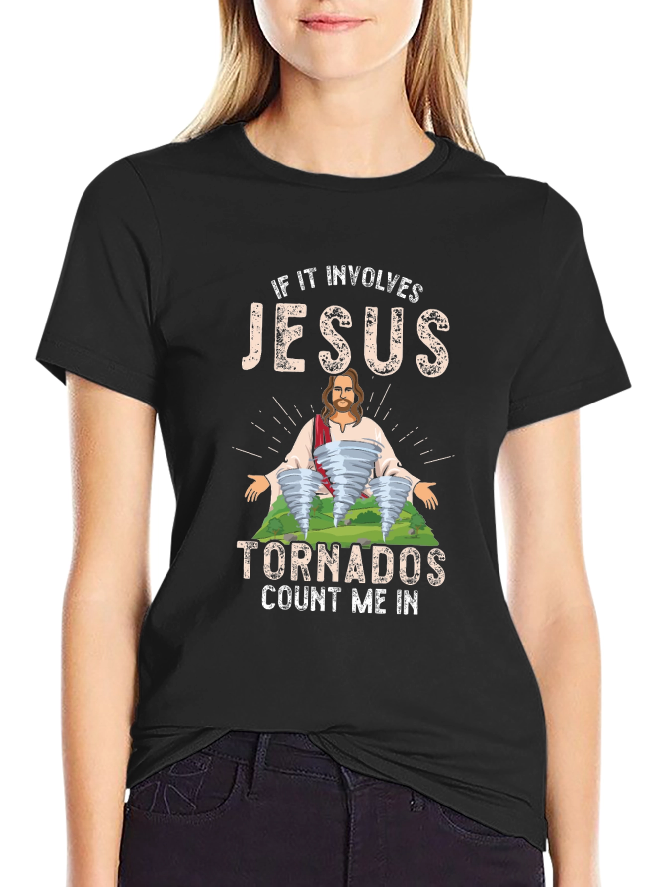 Jesus Tornadoes T-Shirt - Count Me In!