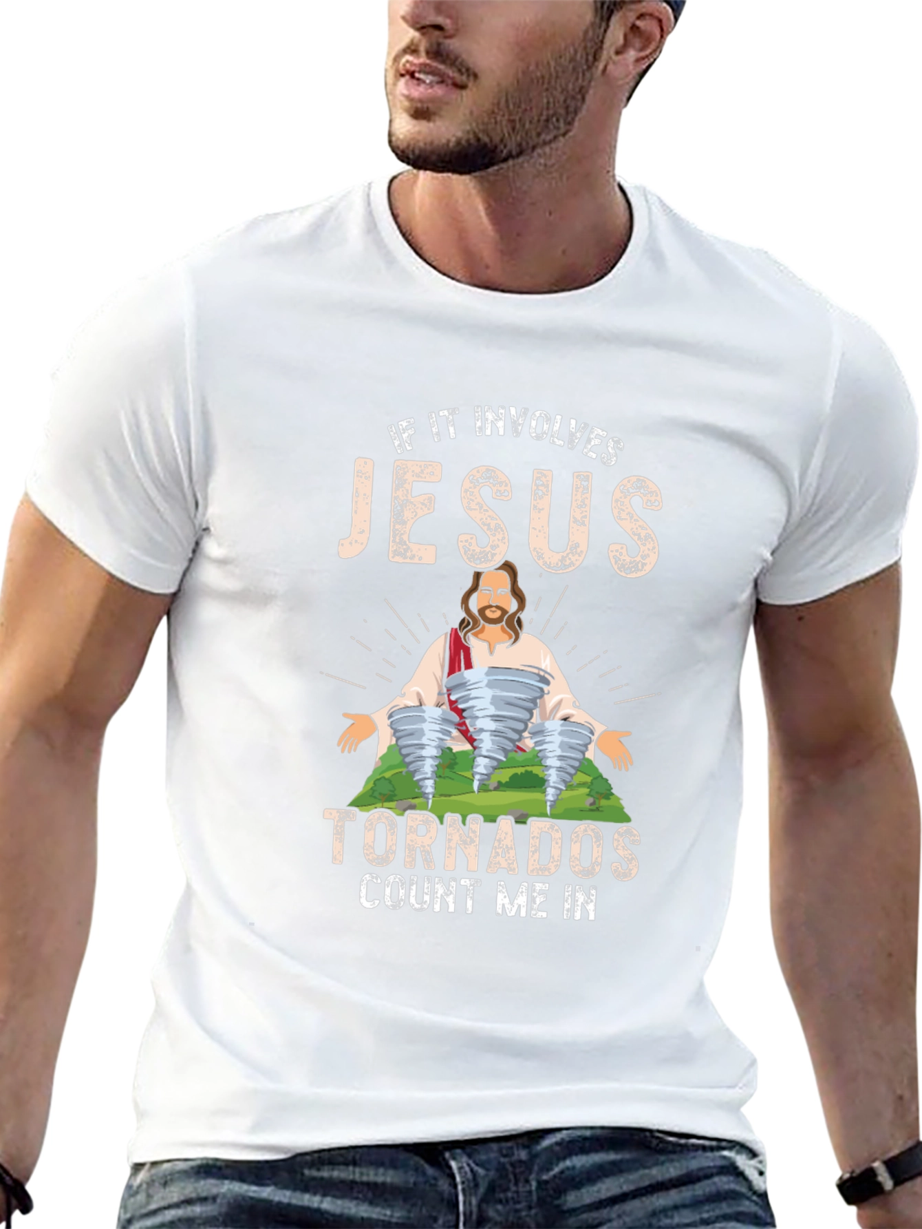 Jesus Tornadoes T-Shirt - Count Me In!