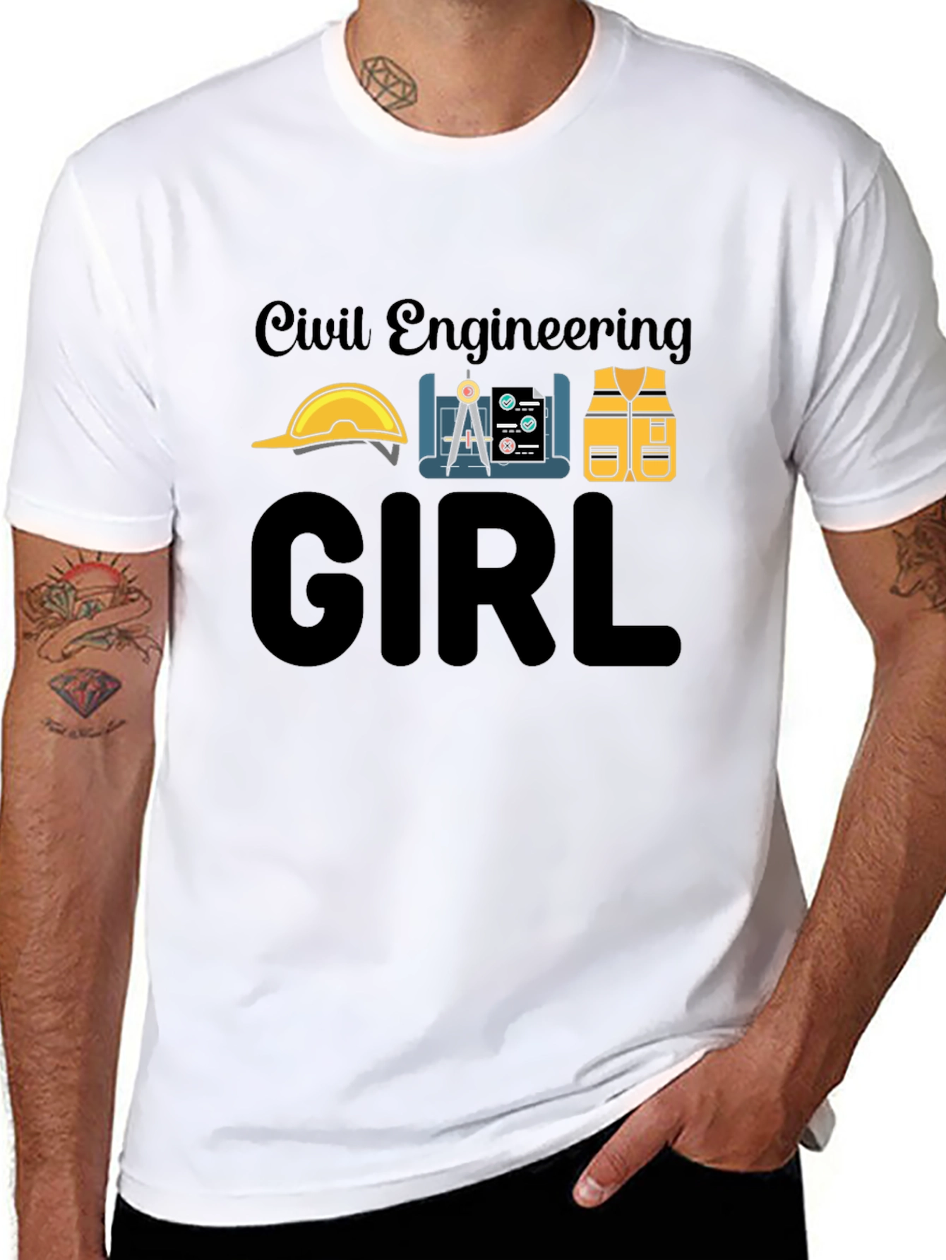 Civil Engineering Girl T-Shirt