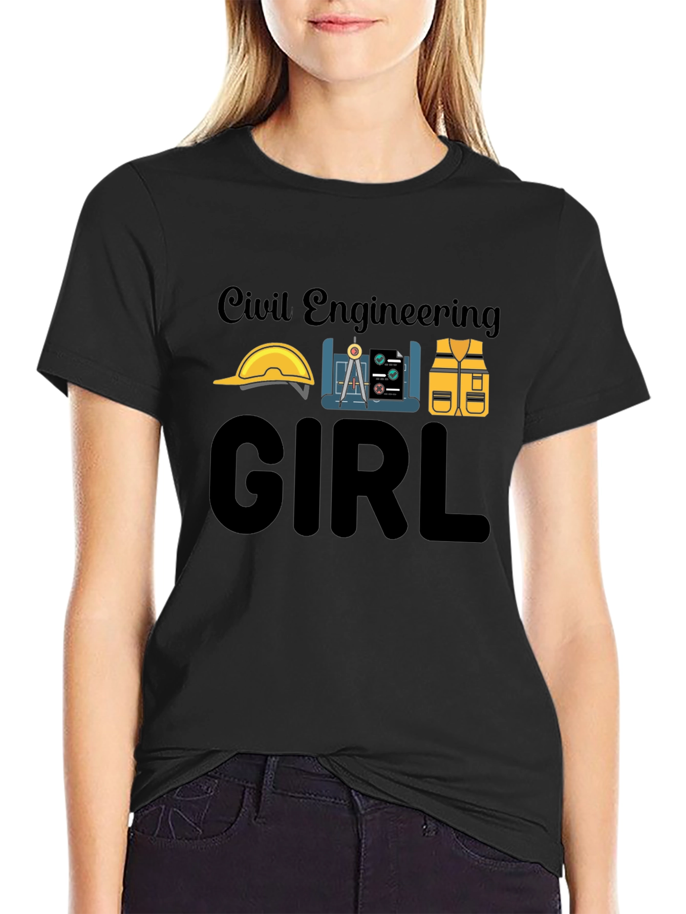 Civil Engineering Girl T-Shirt