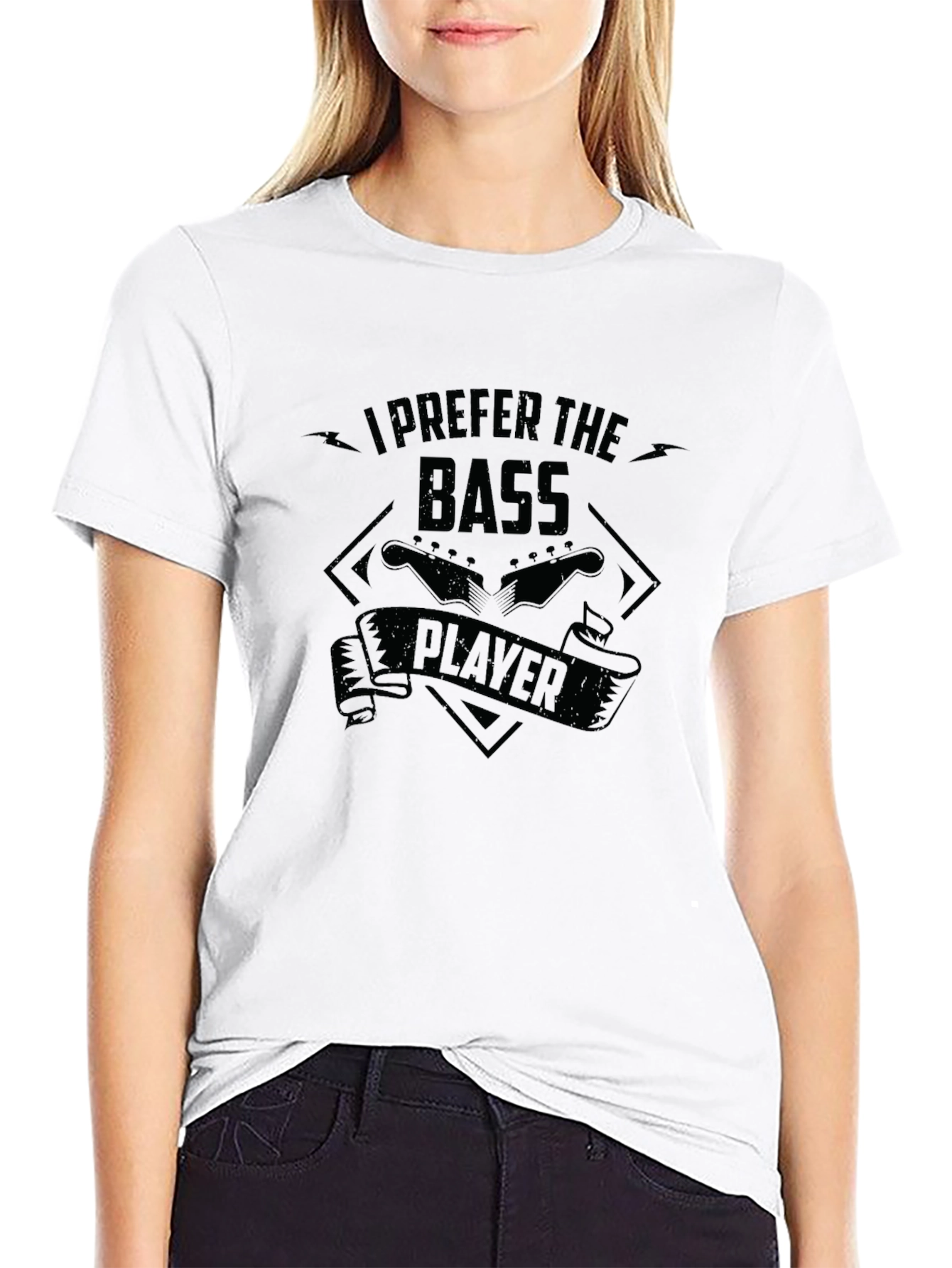 I Prefer The Bass Player Graphic T-Shirt