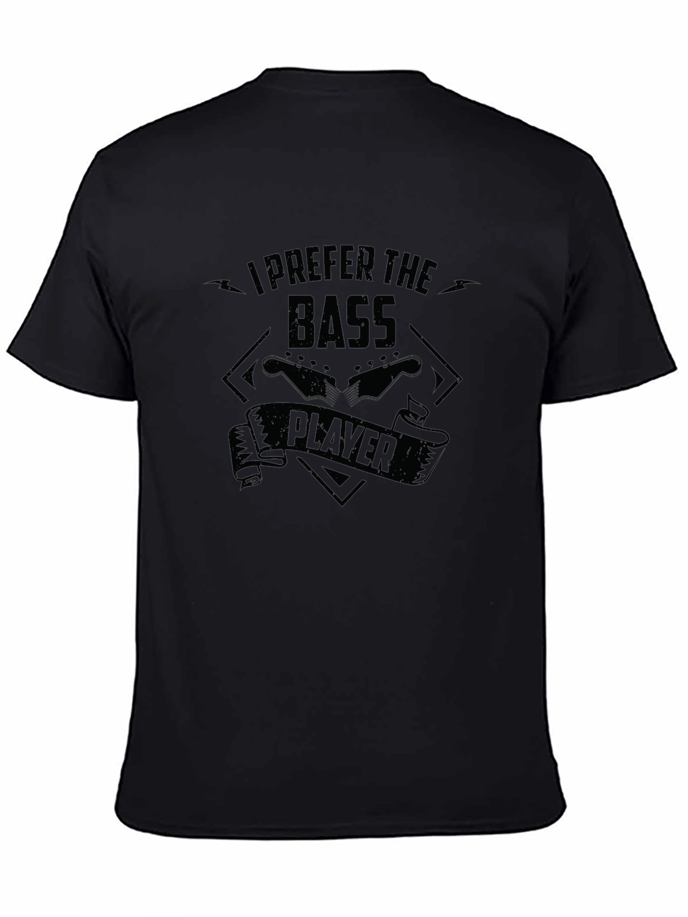 I Prefer The Bass Player Graphic T-Shirt