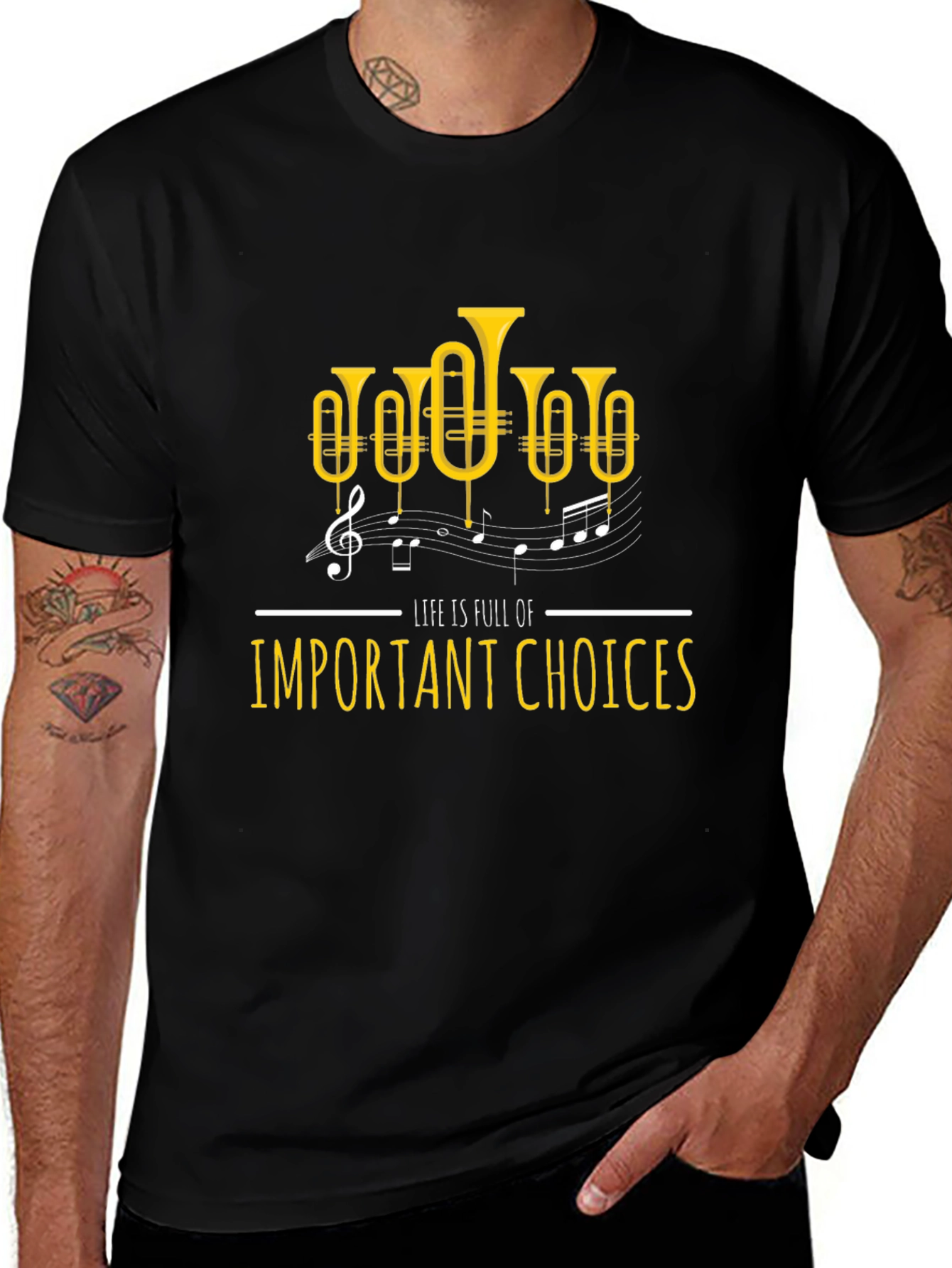 Life Choices Music Tuba T-Shirt