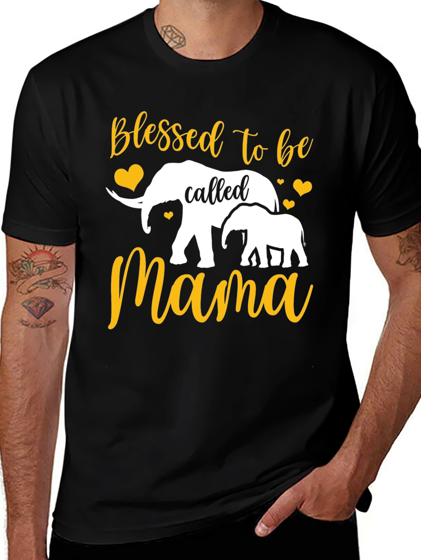 Blessed Mama Elephant T-Shirt - Mothers Day Gift