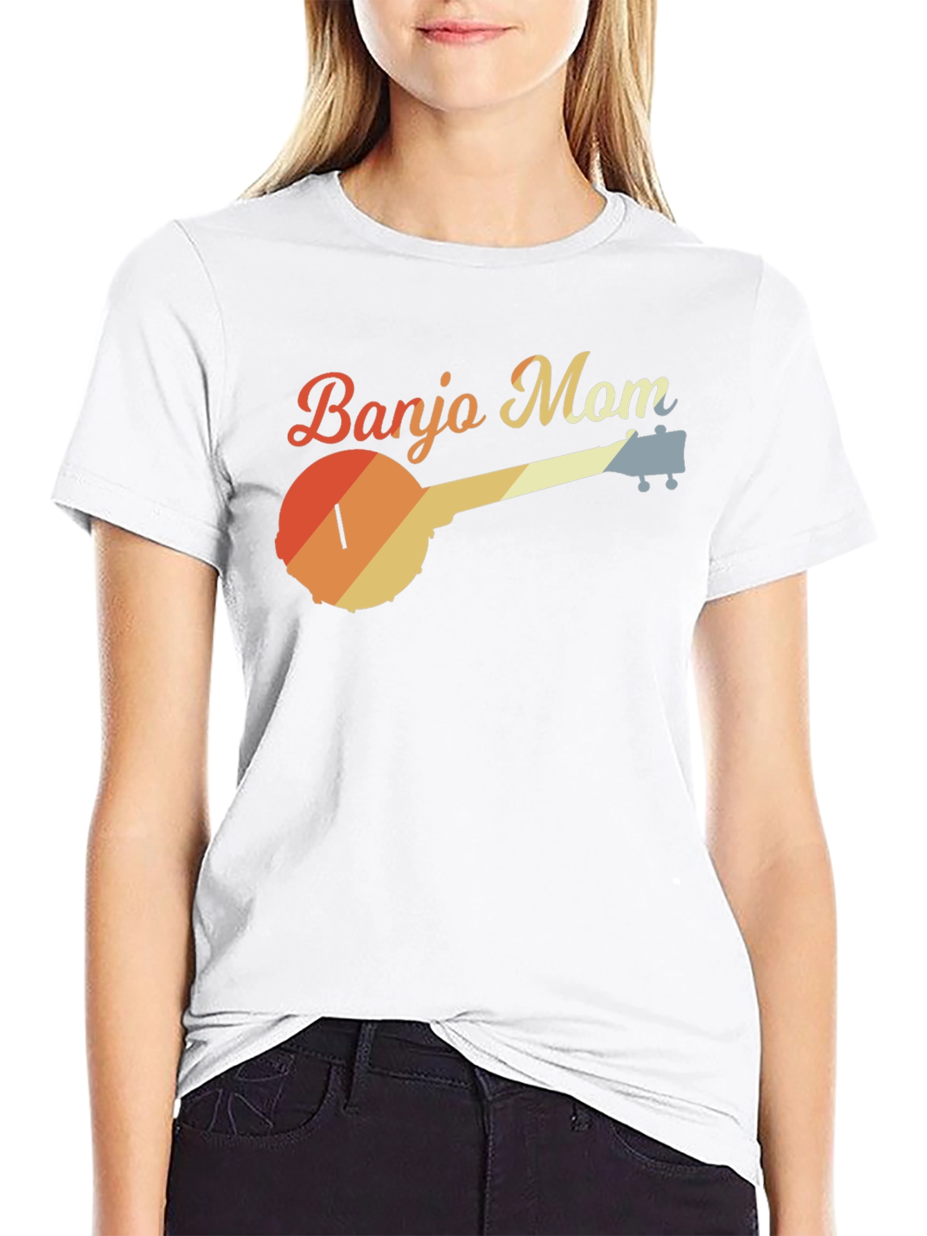 Retro Banjo Mom Graphic Tee