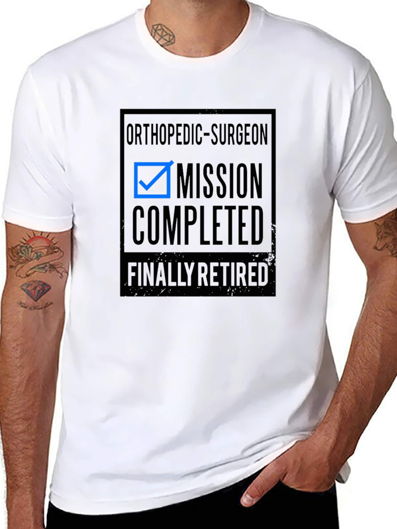 Orthopedic Surgeon Retirement T-Shirt: Mission Completed!