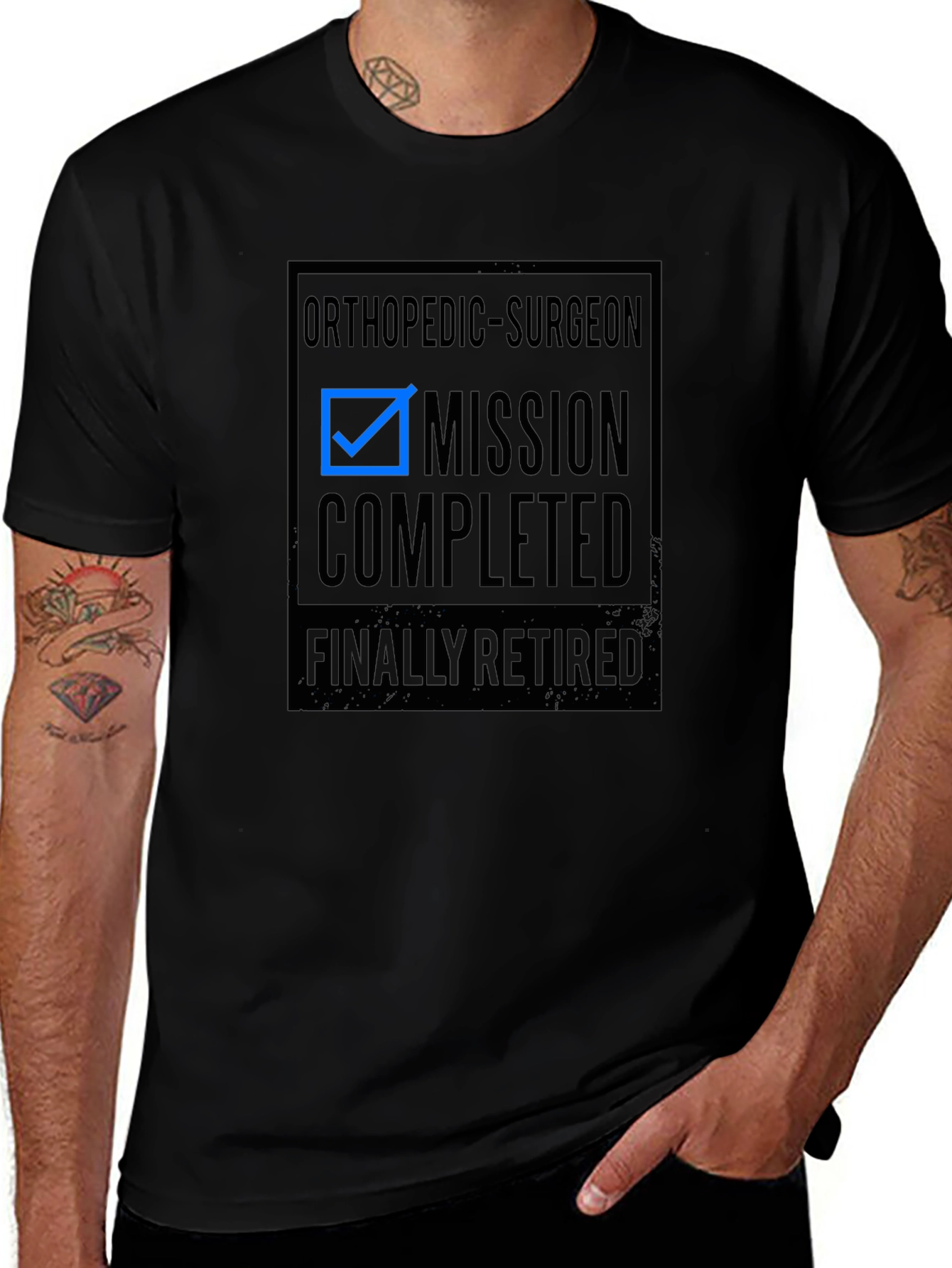 Orthopedic Surgeon Retirement T-Shirt: Mission Completed!