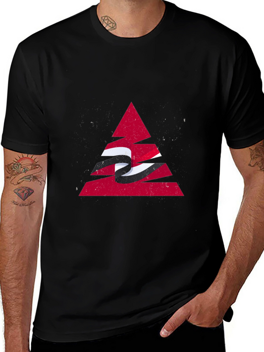 Trinidad & Tobago Flag Triangle T-Shirt